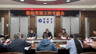 yl6809永利官网召开教师发展工作专题会